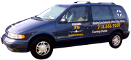 Photo of the car used for free shuttle with in the JFK Airport